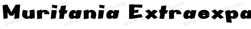 Muritania ExtraexpandedBold字体转换